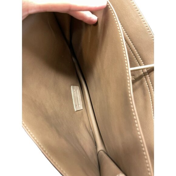 Amanda Blu Light Brown Leather Purse Bag - Picture 7 of 8